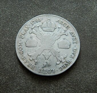 Predám 1 toliar 1791 H Leopold I. - 2