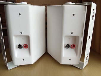 Reproduktory biele interiér+exteriér 100 W - 2