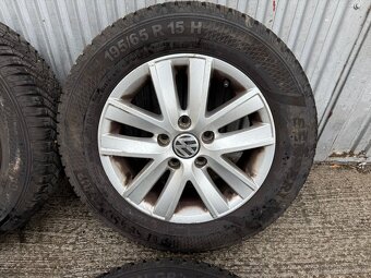 15" Elektrony VW 5x112 s pneumatikami 195/65 R15 - 2