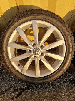 5x112 r17 kolesa disky golf vw alu dijon 205 50 17 zimné - 2