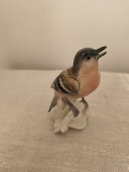 Ens Volkstedt vtáčik porcelánová soška - 2