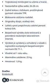 Odrážadlo kinderkraft - 2