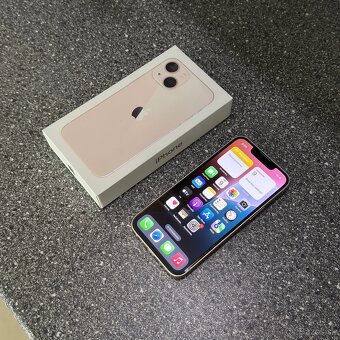 .,.” 100% Baterka Predam IPhone 13 mini 128GB Ružový - 2
