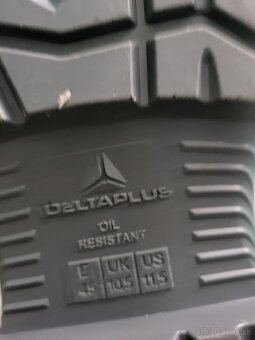 Pracovné kvalitne,  teplé  topánky s oceľovou špičkou 45 veľ - 2