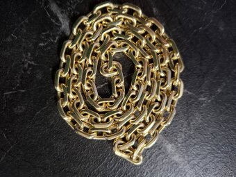 Zlaty puncovaný řetízek ruční - 2