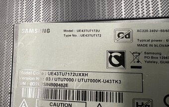 Samsung UE43TU7172U - 2
