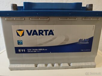 Autobatéria Varta12V 74Ah - 2