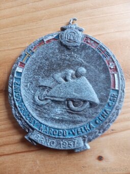 Trofeje z motocyklových pretekov r.1956 - 2
