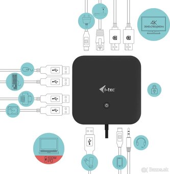 i-Tec USB-C Dual Display docking station - 2