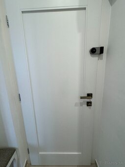 Dvere s obložkou MDF biele - 2
