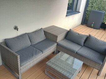 Záhradný nábytok ratan L 200x200 - 2
