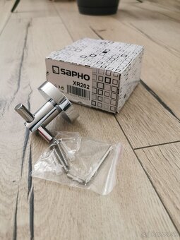 SAPHO - X-ROUND E dvojháčik, chróm XR202 - 2