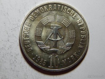 predám mincu NDR 10 mariek 1985 40 rokov vítazstva - 2