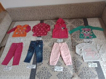 Oblec.jesen -zima pre dvojičky dievčatá/jednot.od veľ.80 - 2