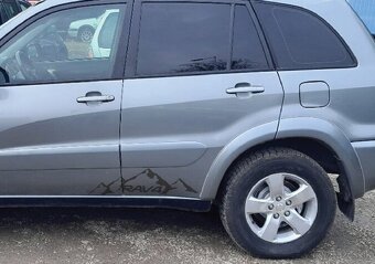 Toyota rav 4 bočné polepy nalepky autonálepka 4x4 - 2