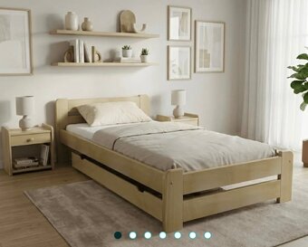 Predám úplne novú posteľ Laura 90 × 200 cm - 2