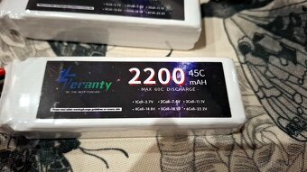 Lipol baterie 3S 11.1V, 2200mAh, 45C, XT60 - 2