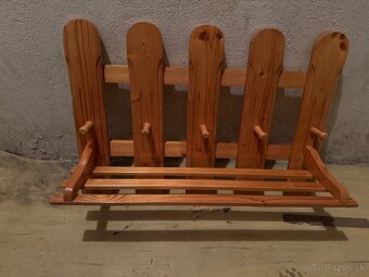 Dverený nástenny vešiak - 2