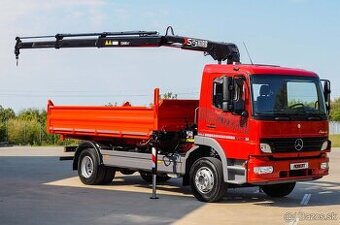 MERCEDES ATEGO 1524 TROJSTRANNÝ SKLÁPAČ + HYDRAULICKÁ RUKA - 2