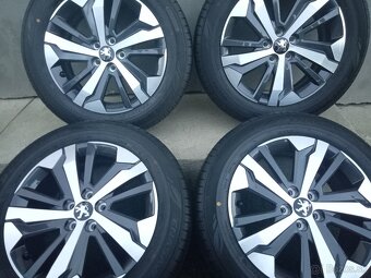 Peugeot 17"..215/60 R17 orig.hliník.disky...letná sada - 2