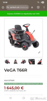 Kosiaci traktor VEGA T66R - 2