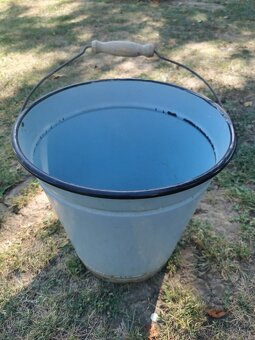 Smaltované retro vedro - 2