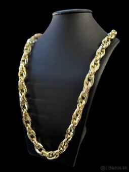 Zlatá reťaz - retiazka Atypický vzor, 14k zlato 585 - 2
