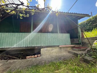 Ponúkam na predaj záhradu s drevenou chatkou - 2