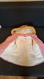 Zimná bunda pre dievčatko 86 - 2