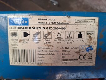 Elektrický zdvihák GÜDE - 2