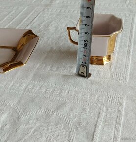 Krásný porcelán - cobalt a růžový - 2