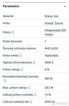 LED lampa - svetlo - 2