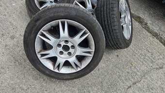 Elektróny 5x100 a letné pneu 195/55 R15 - 2