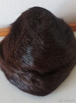 Kožuch z nutrie dlhý tmavý - 2