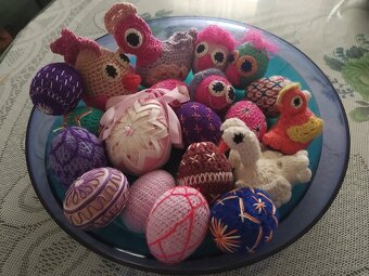 Háčkované veľkonočné ozdoby - 2