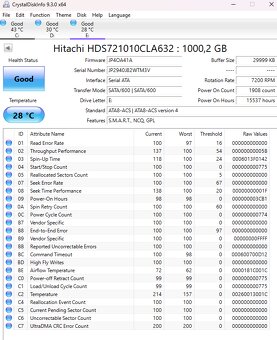 3,5" disk Hitachi 1TB - 2