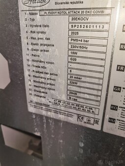 Plynovy kotol Attack 20 EKO Combi - 2