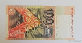 100-korunova zachovala slovenská bankovka séria A - 2