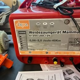 DEMA Elektrický ohradník 12 V 2,5 J do 10000 V Mammut A1200 - 2