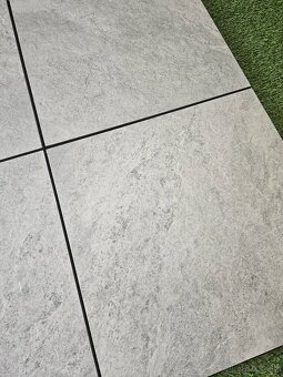 Dlažba hrubka 2 cm aj na terče 60x60, sivá silver - 2