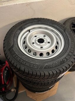 Nové zimné kolesá Semperit 235/65 R16C na diskoch pre FORD - 2