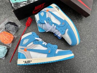 Jordan 1 Retro High Off-White University Blue Tenisky - 2