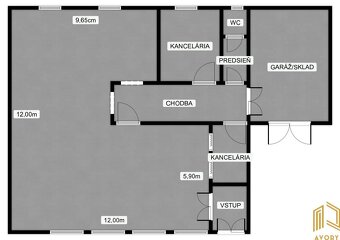 NA PREDAJ KOMERČNÝ OBJEKT s GARÁŽOU (209m2), SENICA - ČÁČOV - 2