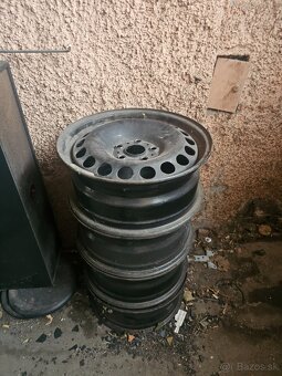 Plechové disky 5x 112 stred 57 R16 - 2