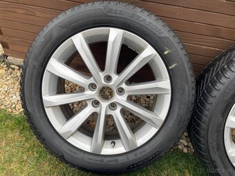 Helsinki-silber VW PASSAT B8 5x112 215 55 17 celoročné - 2