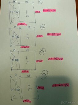 Francúzske plastové okná,nové,biele - 2
