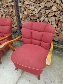 Predám pekné červené kreslá - 2