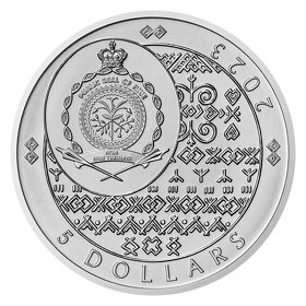 Predám Striebornú 2 Oz mincu orol ročník 2023, len 500 ks - 2