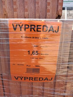 Predam tehly Porotherm 38 EKO 2 - 2