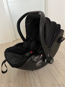 Kiddy Evoluna i-Size 2 s ISOFIX základňou – čierna - 2